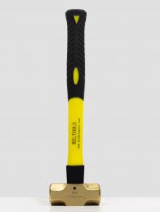 Combas de bronce antichispa de 2 Libras c m fibra de vidrio BELTOOLS